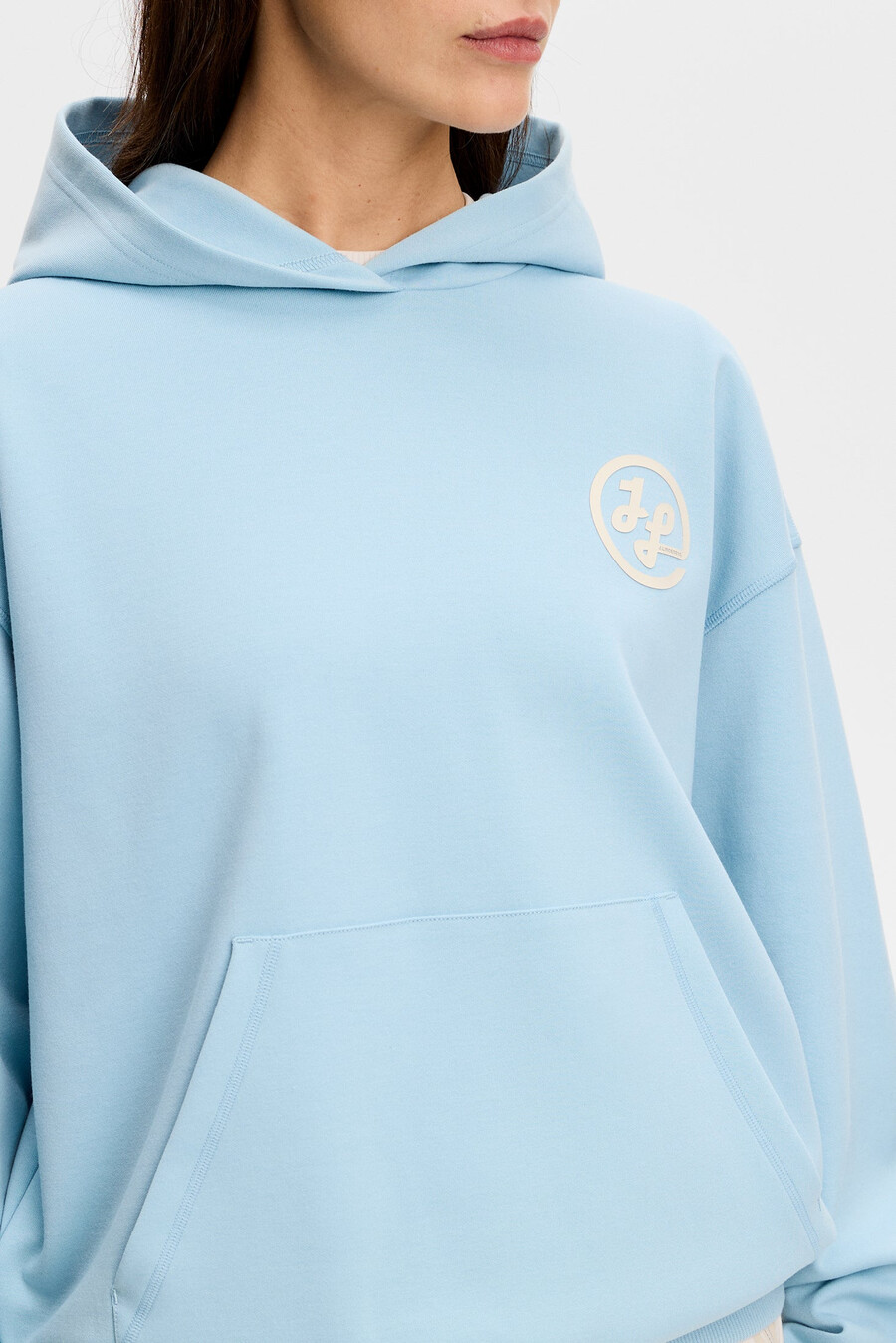 hoodie med viktryck