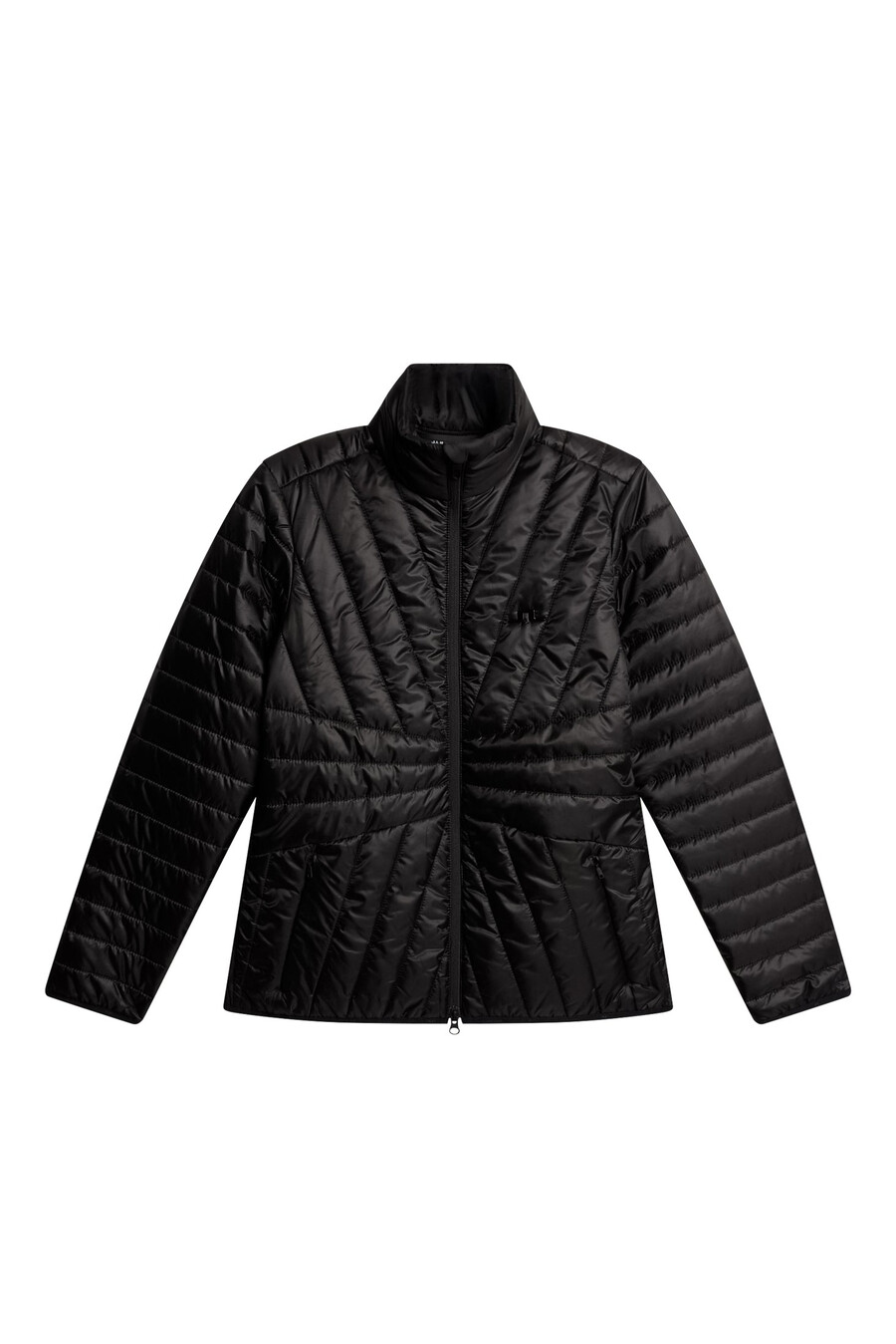 marmorerad quiltad jacka