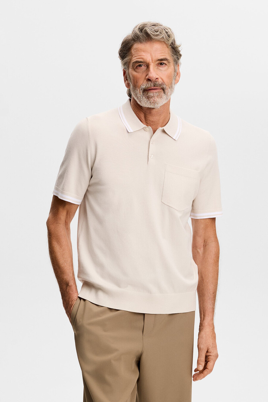 ramon stickad kortärmad polo