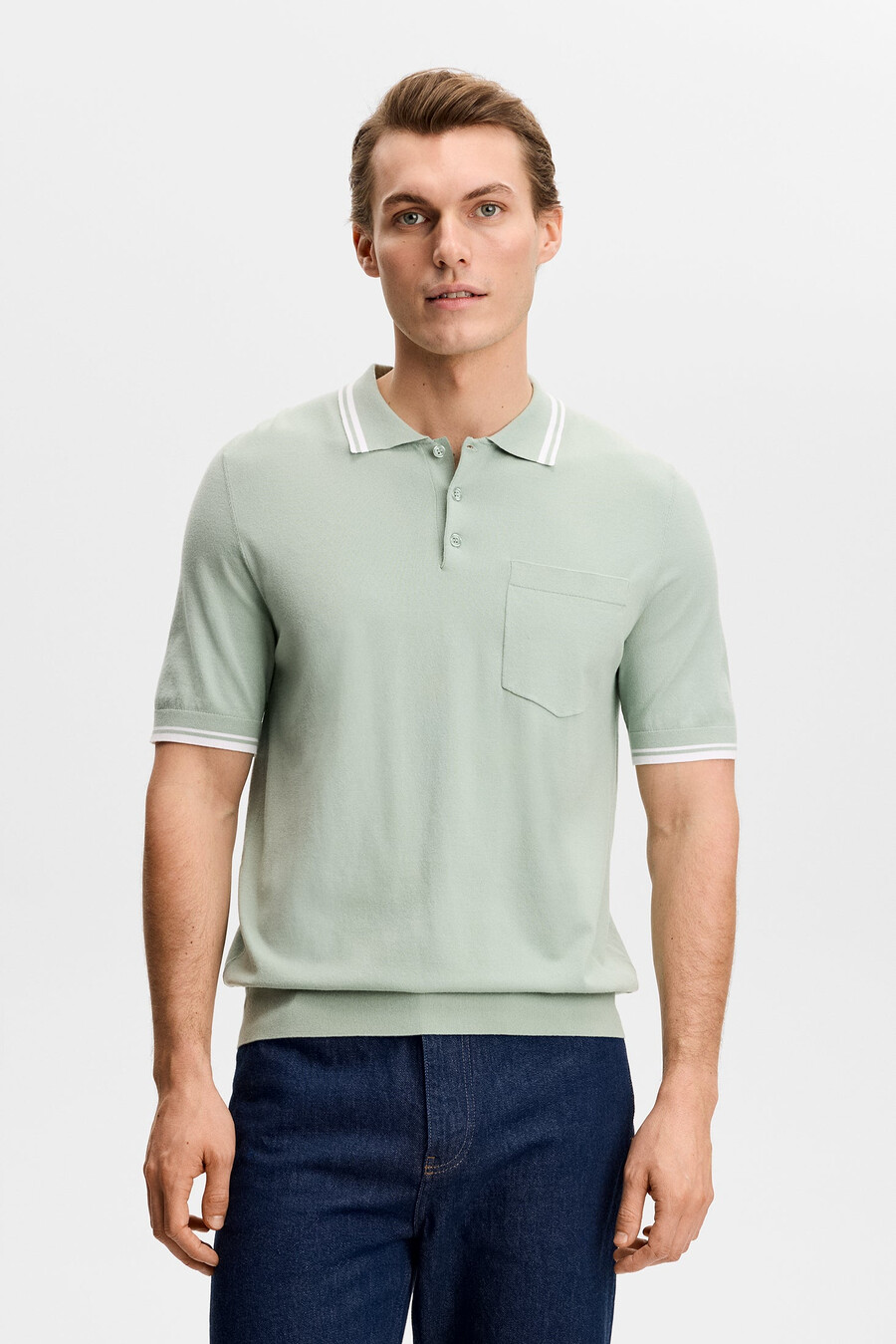 ramon stickad kortärmad polo