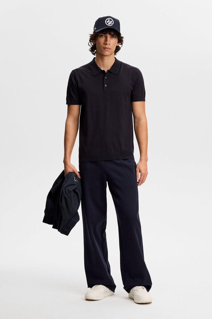 ridge stickad polo