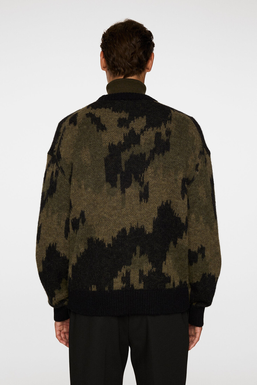 nate graphic jacquard stickad
