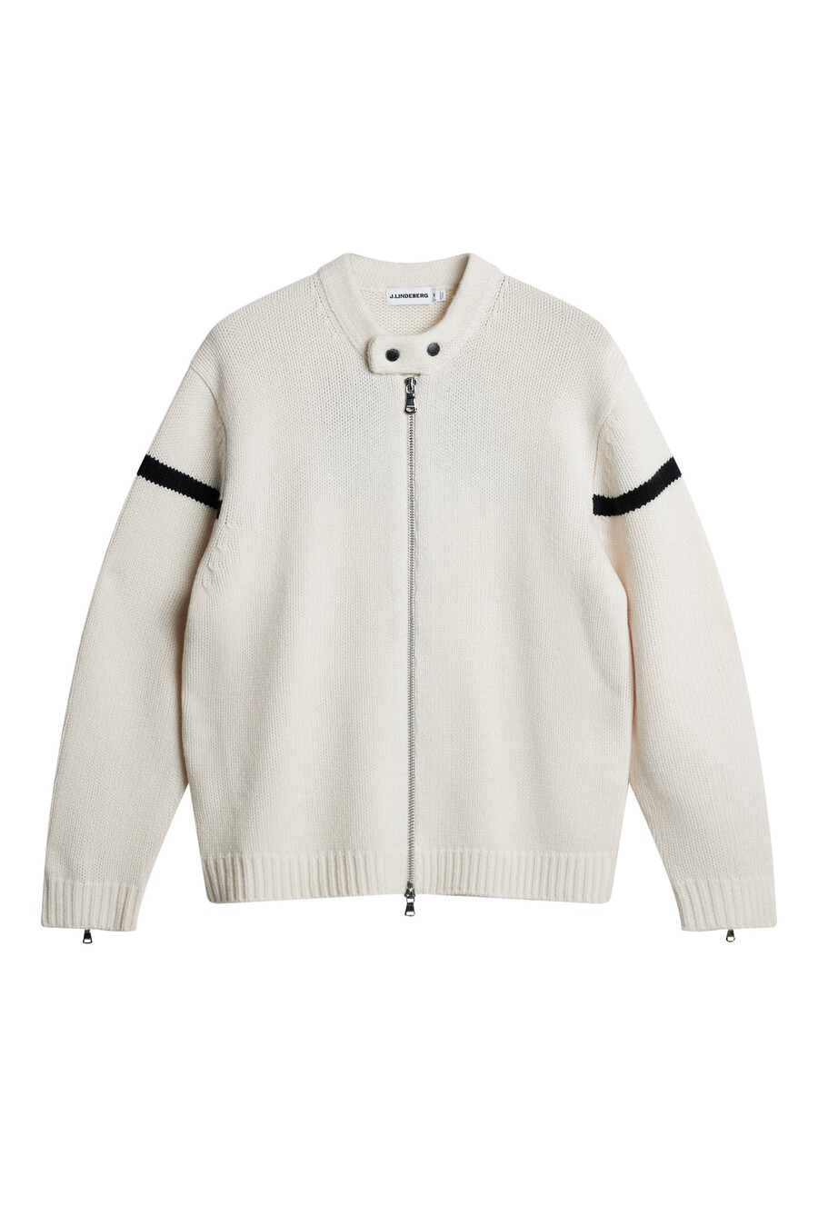 kessler biker zip stickad