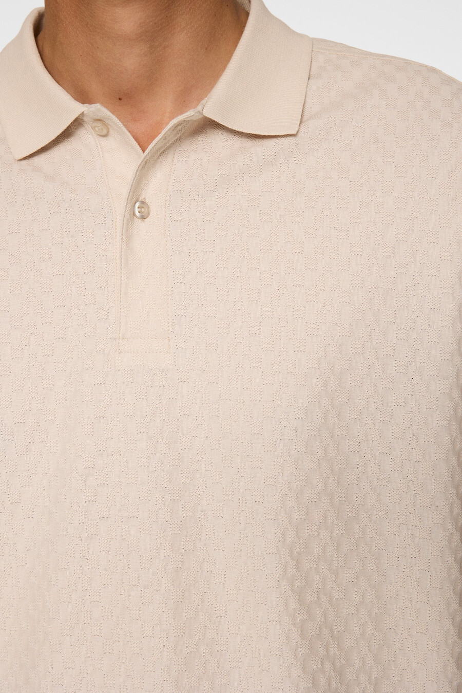 devon jacquard-pikétröja