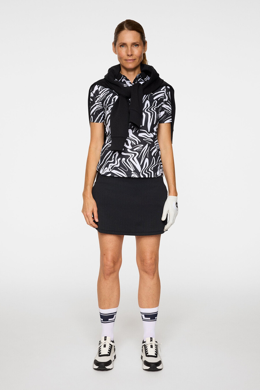 georgia print polo