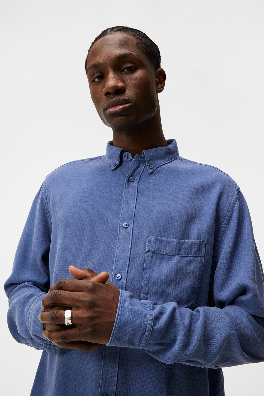 reg ls structure tencel-skjorta