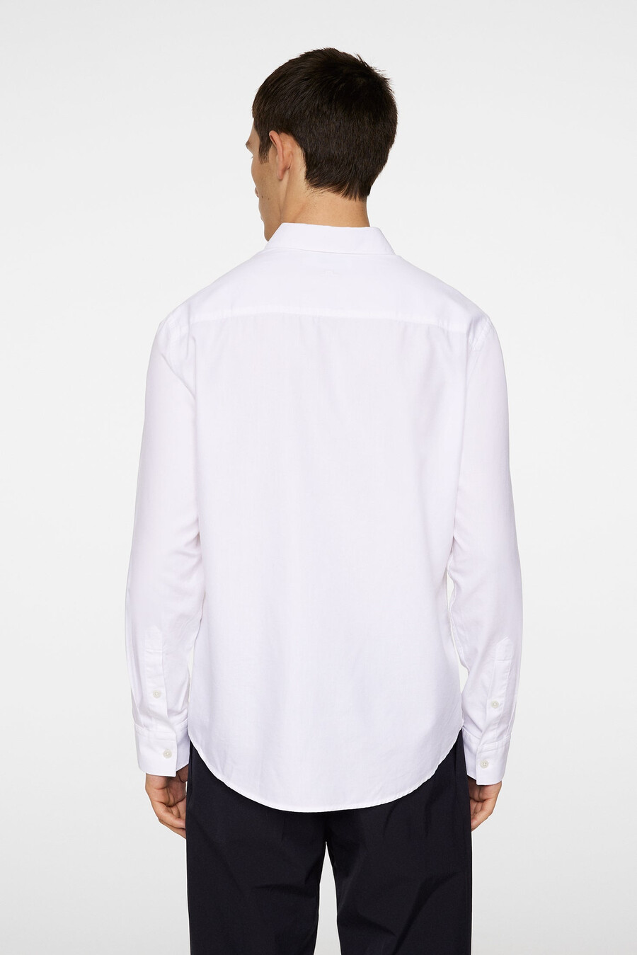 slim ls-skjorta i bomullstencel
