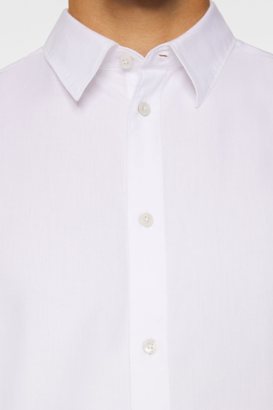 slim ls-skjorta i bomullstencel