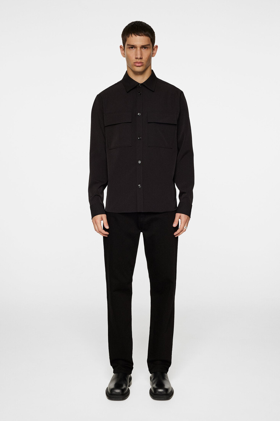 finnigan tech drape-skjorta