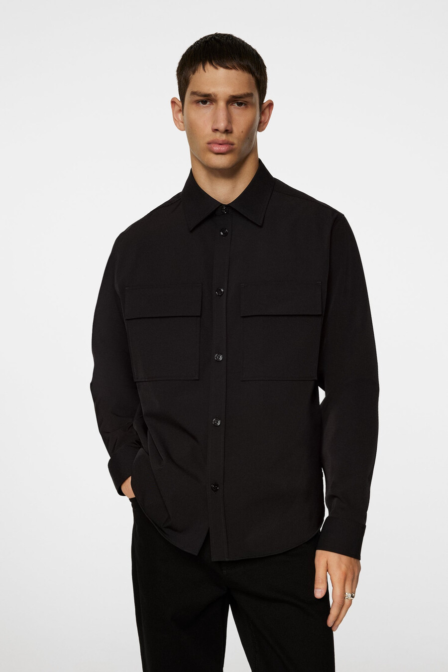 finnigan tech drape-skjorta