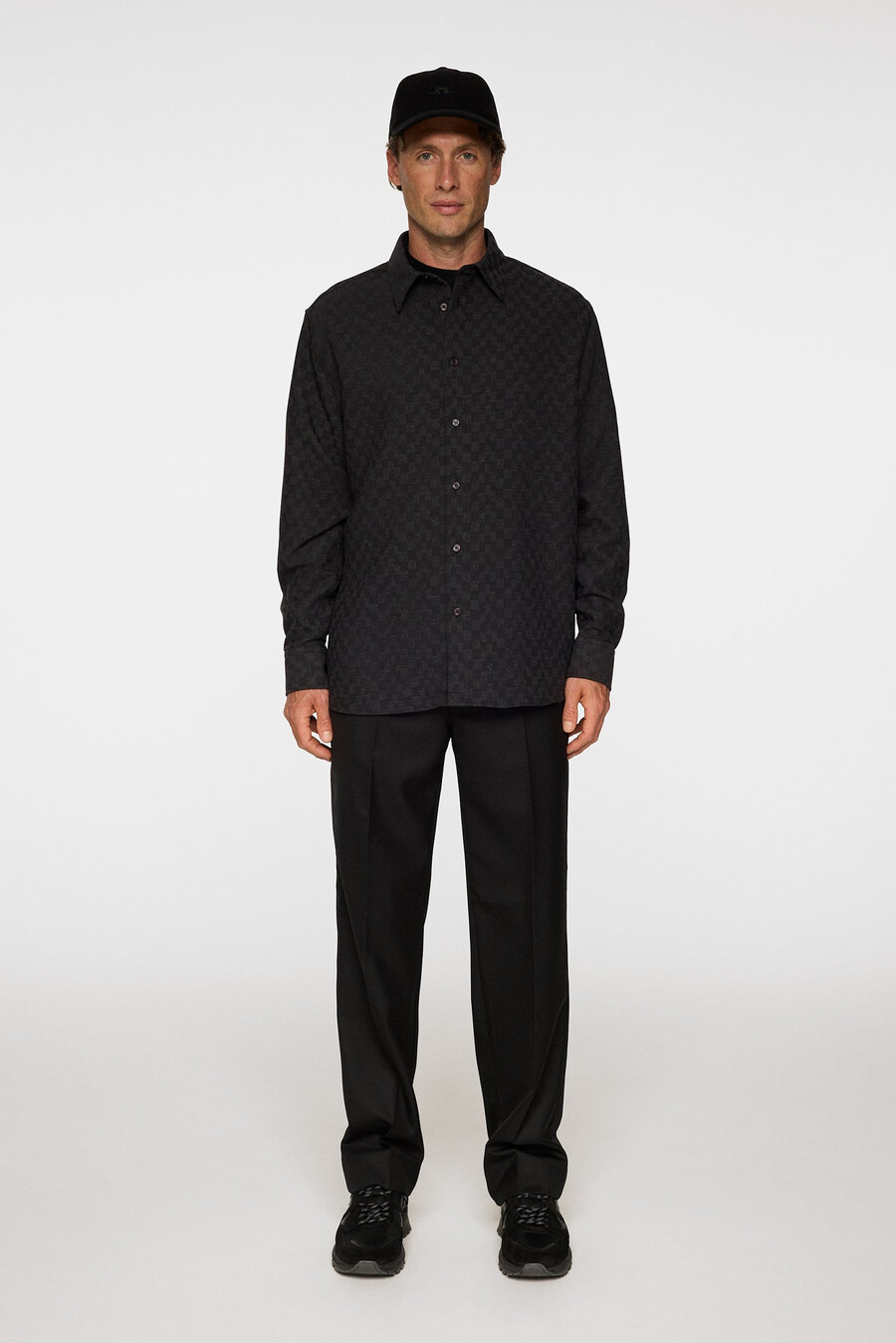 reg ls jacquard-skjorta