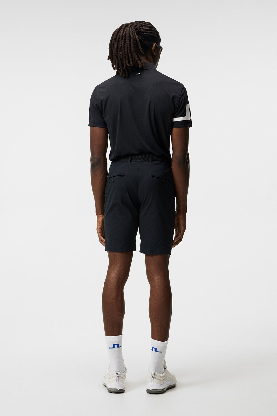 ventilerande tighta golfshorts