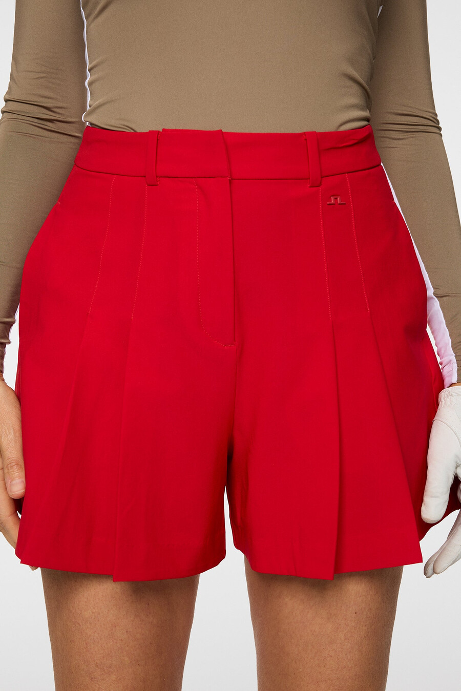 arella plisserade shorts