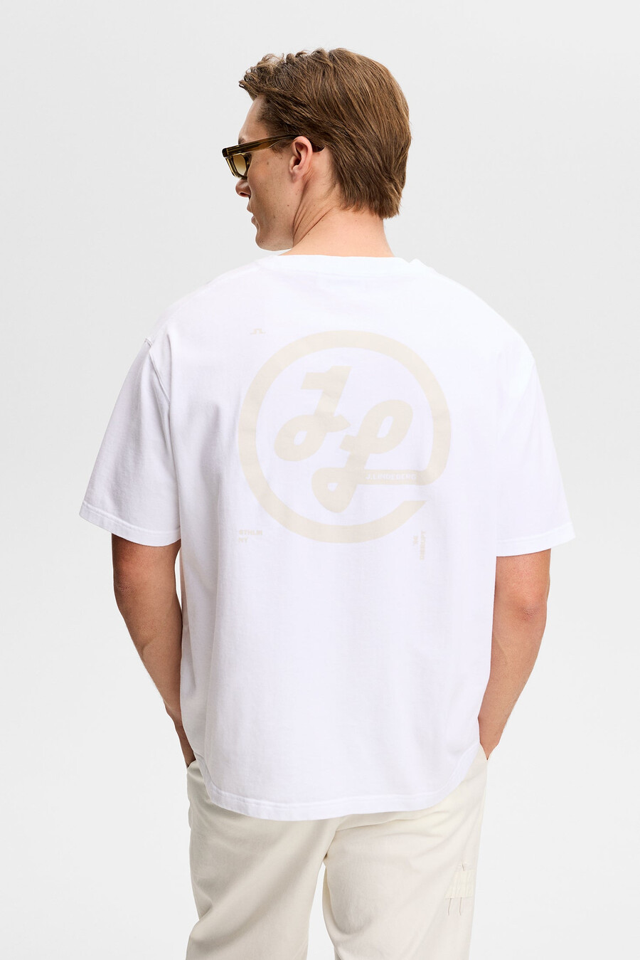 tjörn tryckt t-shirt